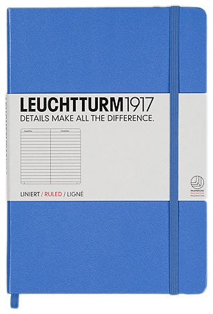 LEUCHTTURM LARGE BOOK LINED 
CORNFLOWER BLUE
