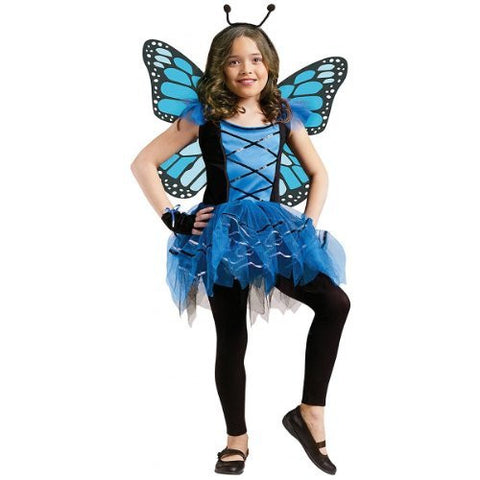 Ballerina Butterfly BLUE CSTM Child Size Small (4-6)