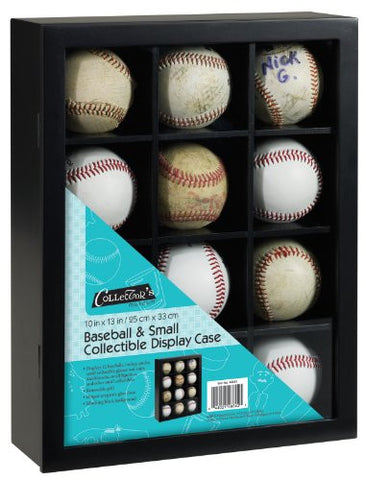 Baseball Display Case: Black, 10x13