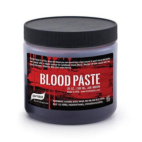 Blood Paste, Moulage 20 Oz.jar