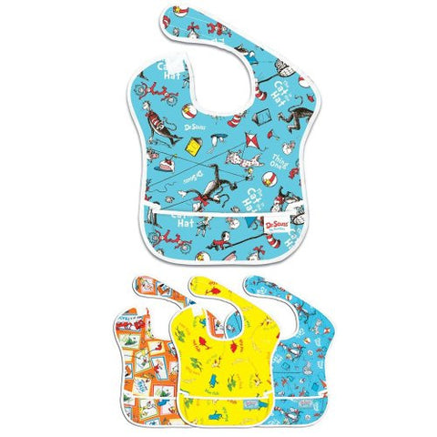 Bumkins Cat in The Hat Superbib with Dr. Seuss Assortment Superbib 3-Pack