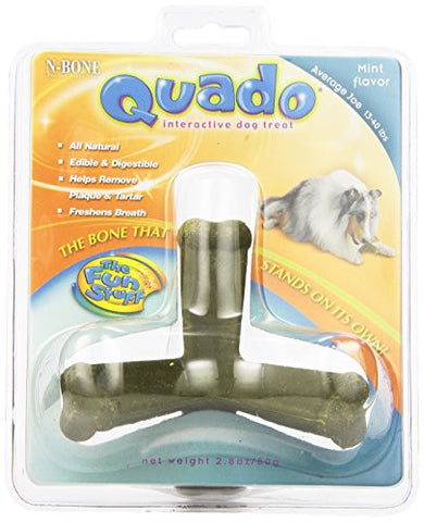 N-Bone® QUADO® Interactive Dog Chew - Mint Average Joe 2.08oz.