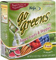Greens to Go-Superfood Fruit and Veggie Mix, 24 Packs
