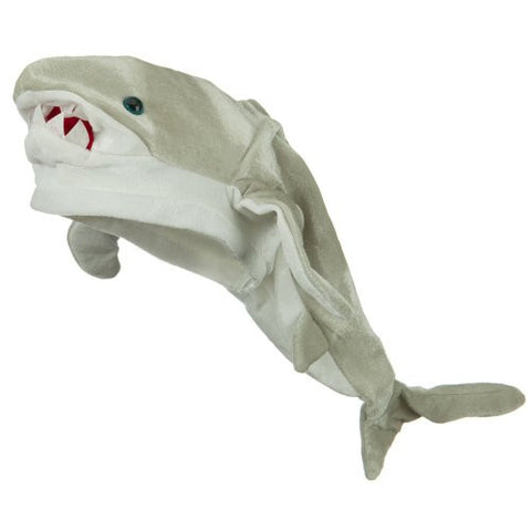 Shark Hat - Grey White