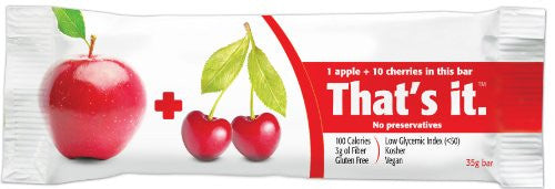 That's It Fruit Bar, Apple & Cherry (Pack of 12)