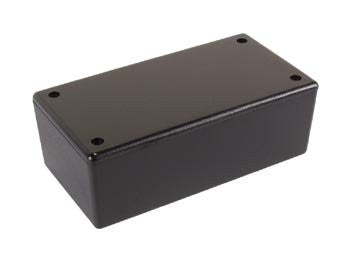 Black Plastic ABS Box 130x70x45mm