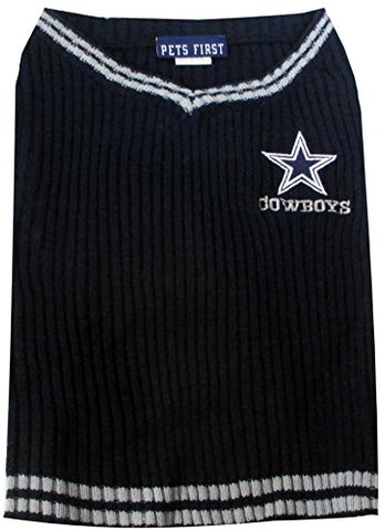 Dallas Cowboys Dog Sweater Medium