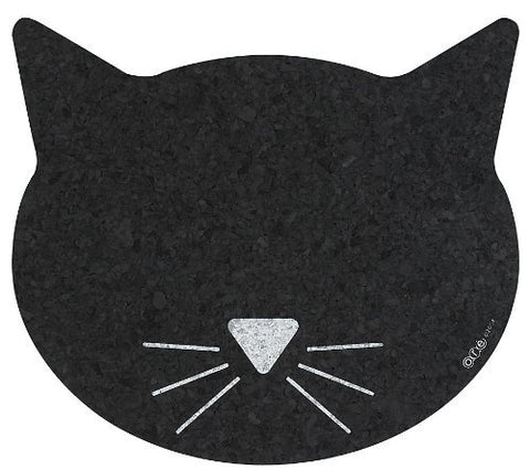 Ore Pet, Pet Placemat Black Cat,12.00 W X 12.00 H