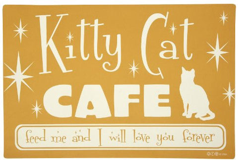 Kitty Cat Cafe Placemat Orange