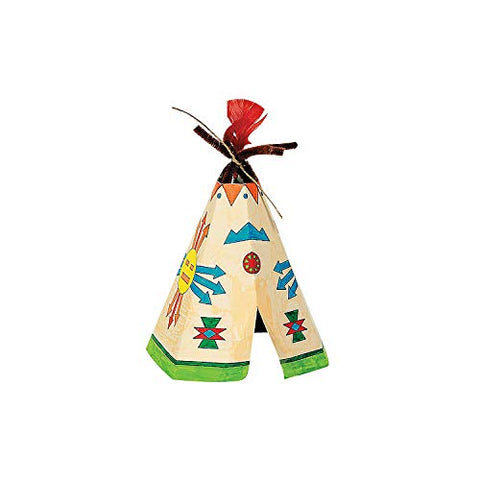 Color Your Own Teepees - 12 Pc., 10-inch