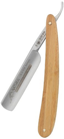 Dovo "Natural" Straight Razor, 5/8", Carbon Steel, Full Hollow, N, Bamboo