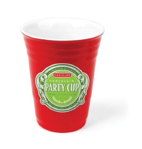 CERAMIC PARTY CUP RED