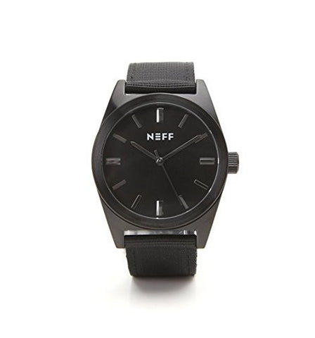 Neff Unisex NF0223BKBK Nightly Analog Display Japanese Quartz Black Watch