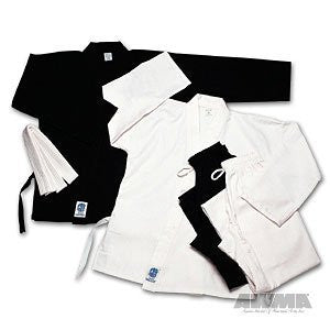 ProForce® 5 oz. Ultra Lightweight Student Uniform - Black (Elastic Drawstring)  (000 (4'/40 lbs. Child size 8-10))