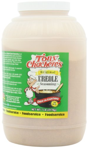 Tony Chachere's Creole Foods More Spice Seasoning – by the Gal.