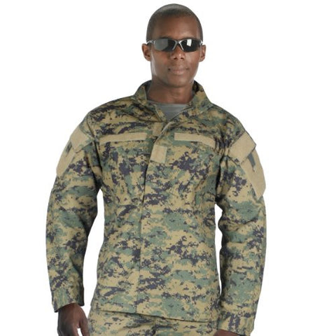 Woodland Digital Combat Uniform Shirt - Medium
