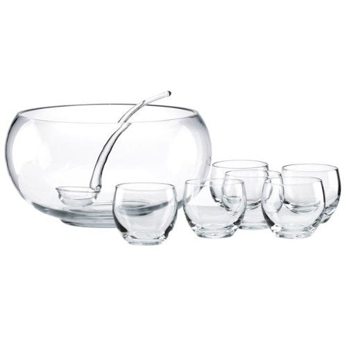 TUSCANY CLAS 8PC PUNCH BOWL SET