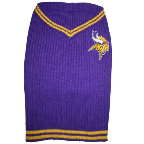 Minnesota Vikings Dog Sweater, large