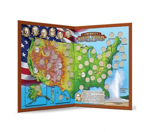 America's Natural Wonders® - Quarters Collection Map