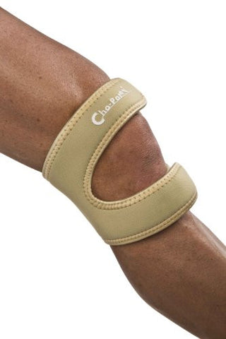 Cho­Pat Dual Action Knee Strap TAN­Small, 12in­14in (POLY BAG)