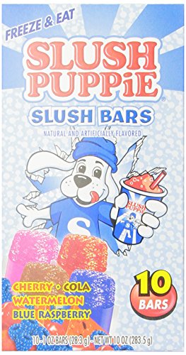 Slush Puppie Freezer Bars 10/1 oz (4 Assorted Flavors)