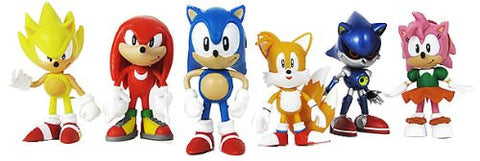 Sonic - Classic Sonic 2" Multi Pack (Tails, Knuckles, Super Sonic, Sonic Running, Sonic, Metal Sonic)
