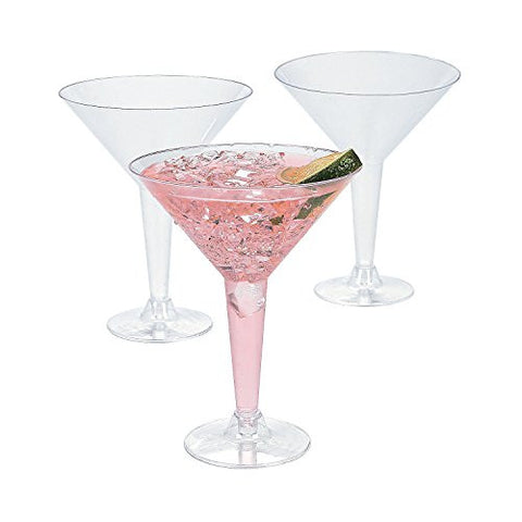 Clear Martini Glasses 20-pc set
