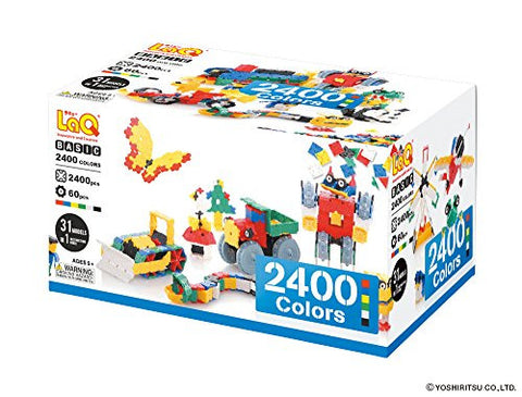 LaQ Basic 2400 Colors Model Building Kit