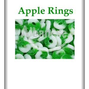 Green Apple Gummi Rings Candy