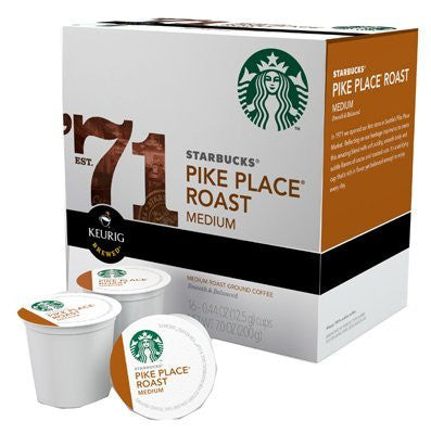 Starbucks - Pike Place Medium Roast, 16-Count K-Cup