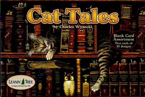 Cat Tales by Charles Wysocki Boxed Blank Cards, 20 cards (10designs/2each) with 22 envelopes