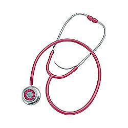 Nurse Mates TimeScope Stethoscope, Adult, Slider Pack, Magenta