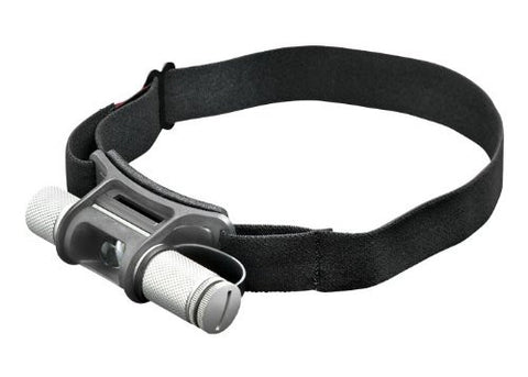 HEADLAMP MINIMUS VISION, 1-75 WARM LED, 3V BATTERY, INCL. RED FILTER, ANODIZE SILVER