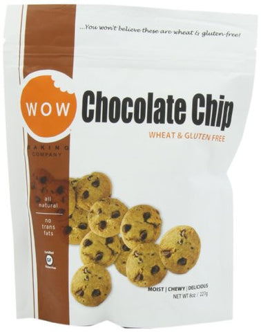 WOW BAKING COMPANY Cookies, Chocolate Chip, 8-Ounce (Pack of 6)