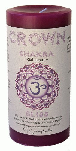 Chakra - Crown 3X6 Pillar, Sahasrara - Bliss