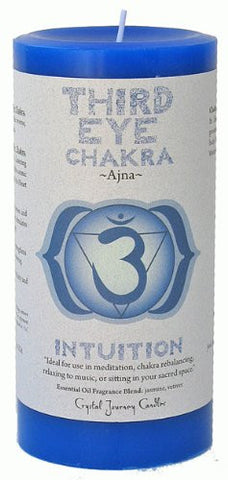 Chakra - Third Eye 3X6 Pillar, Ajna - Intuition