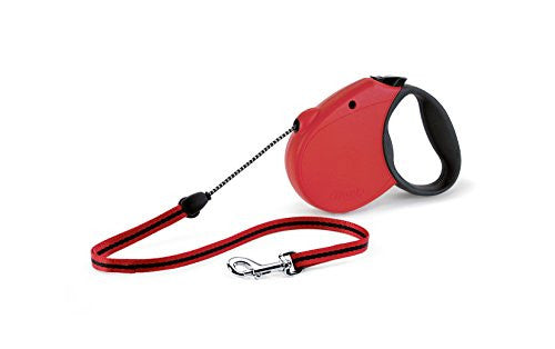 Flexi Freedom Soft Grip Leads - Red/Black, Small