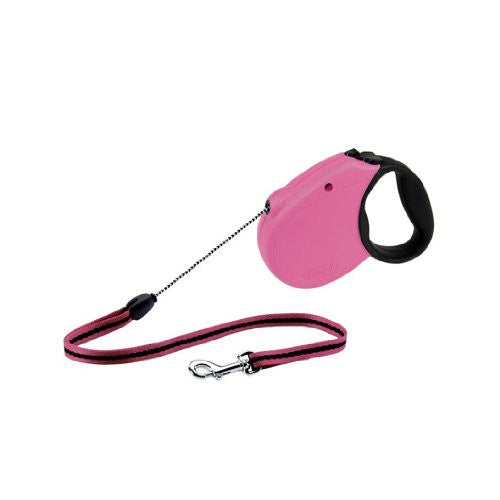 Flexi Freedom Soft Grip Leads - Pink/Black, Small