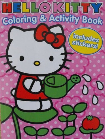 Coloring & Activity Books w/Stickers - Hello Kitty (144pg)