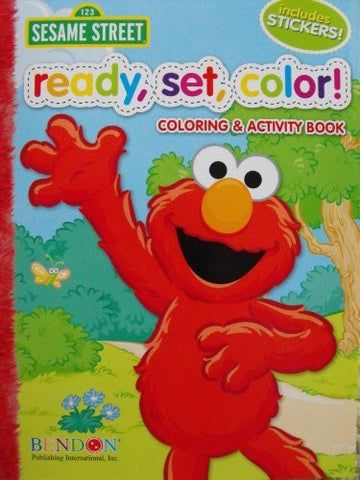 Coloring & Activity Books w/Stickers - Sesame Street (144pg)