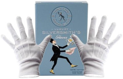 Luxury Silversmith's Gloves. one pair