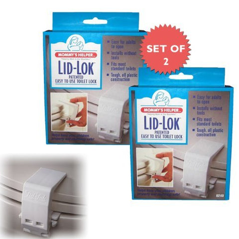 LID-LOK - Toilet Seat Safety Latch (2 pk)