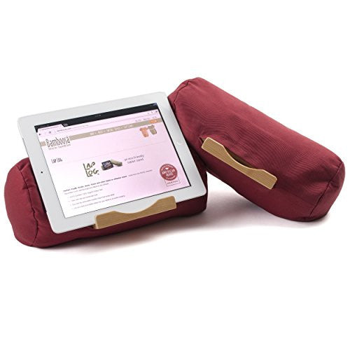 Lap Log Classic- iPad Stand / Touchscreen Tablet Holder (Chilipepper Red)