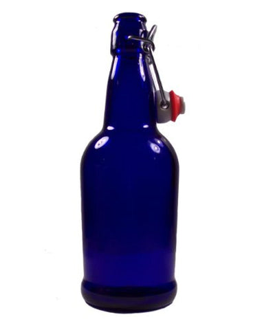Blue, EZ-Cap 16oz bottles -- Case/12 with caps