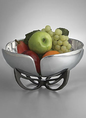 Nambe 11-inch Anvil Petal Fruit Bowl