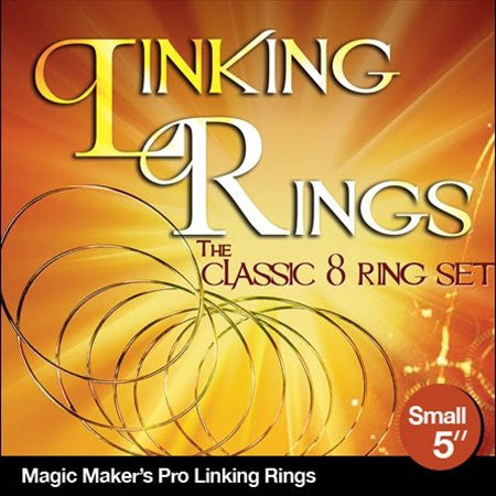 Linking Rings Small 5 inch Set of 8 Rings with DVD