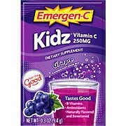 Alacer Oral & Effervescent Emergen C Kidz, Grape 30 CT