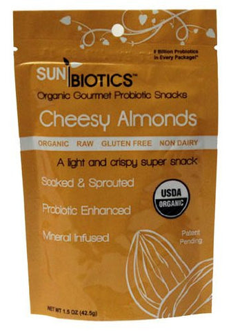 Cheesy Probiotics Almonds, 1.5 oz