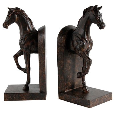 5x3.7x10.6" Steeplechase Bookends