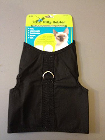 Kitty Holster Cat Harness, Small/Medium, Black